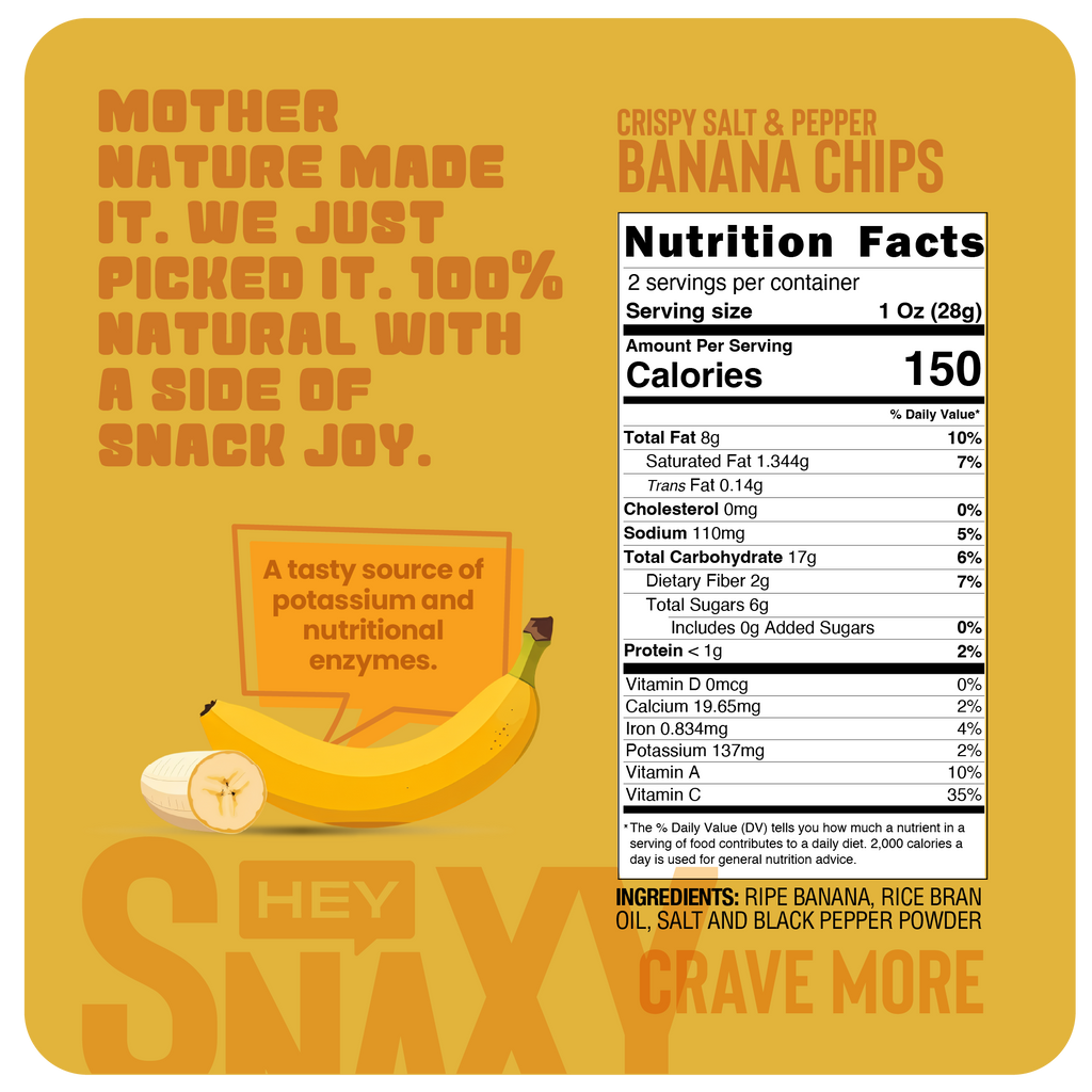 Crispy Banana - Salt & Pepper