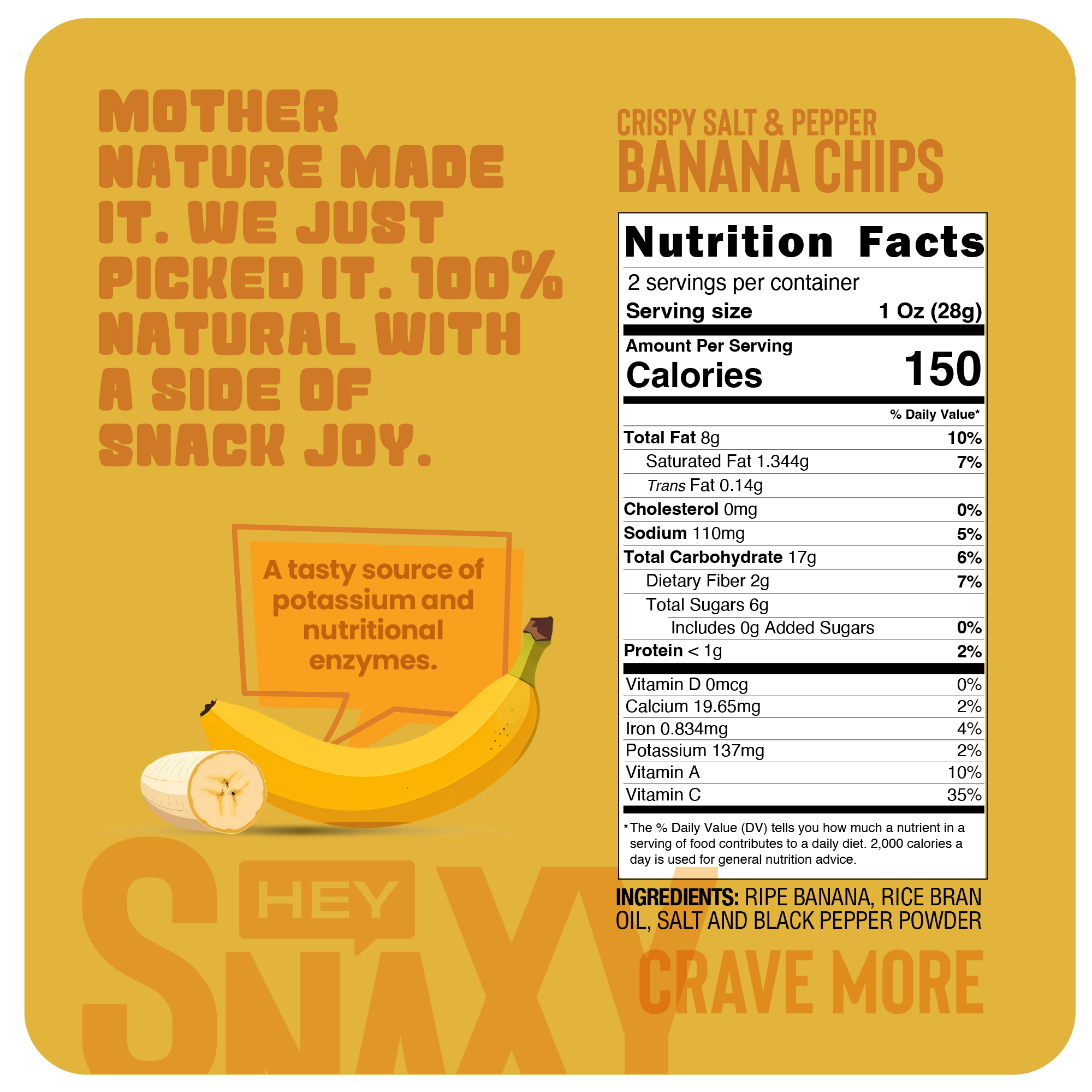 Crispy Banana - Salt & Pepper