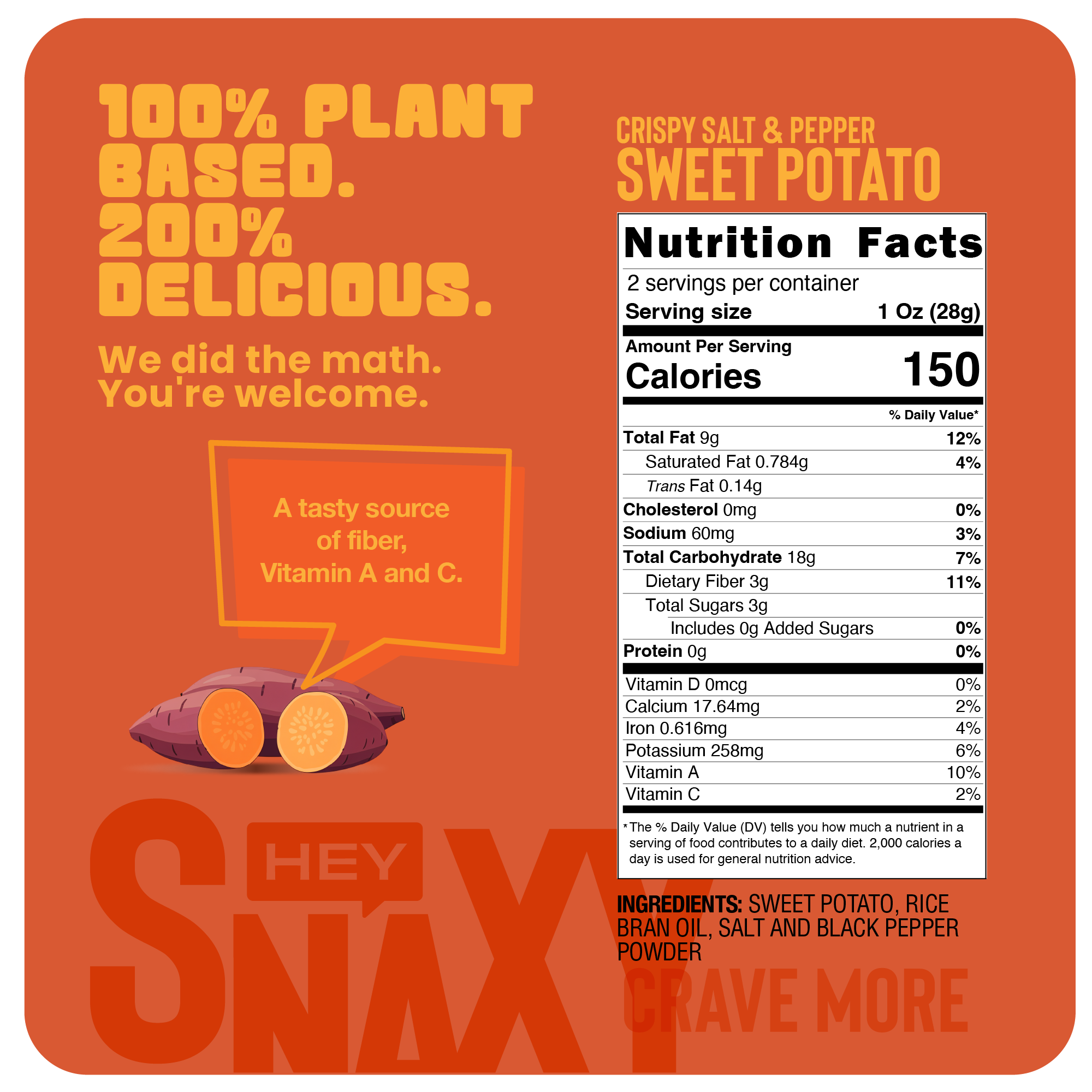 Crispy Sweet Potato - Salt & Pepper