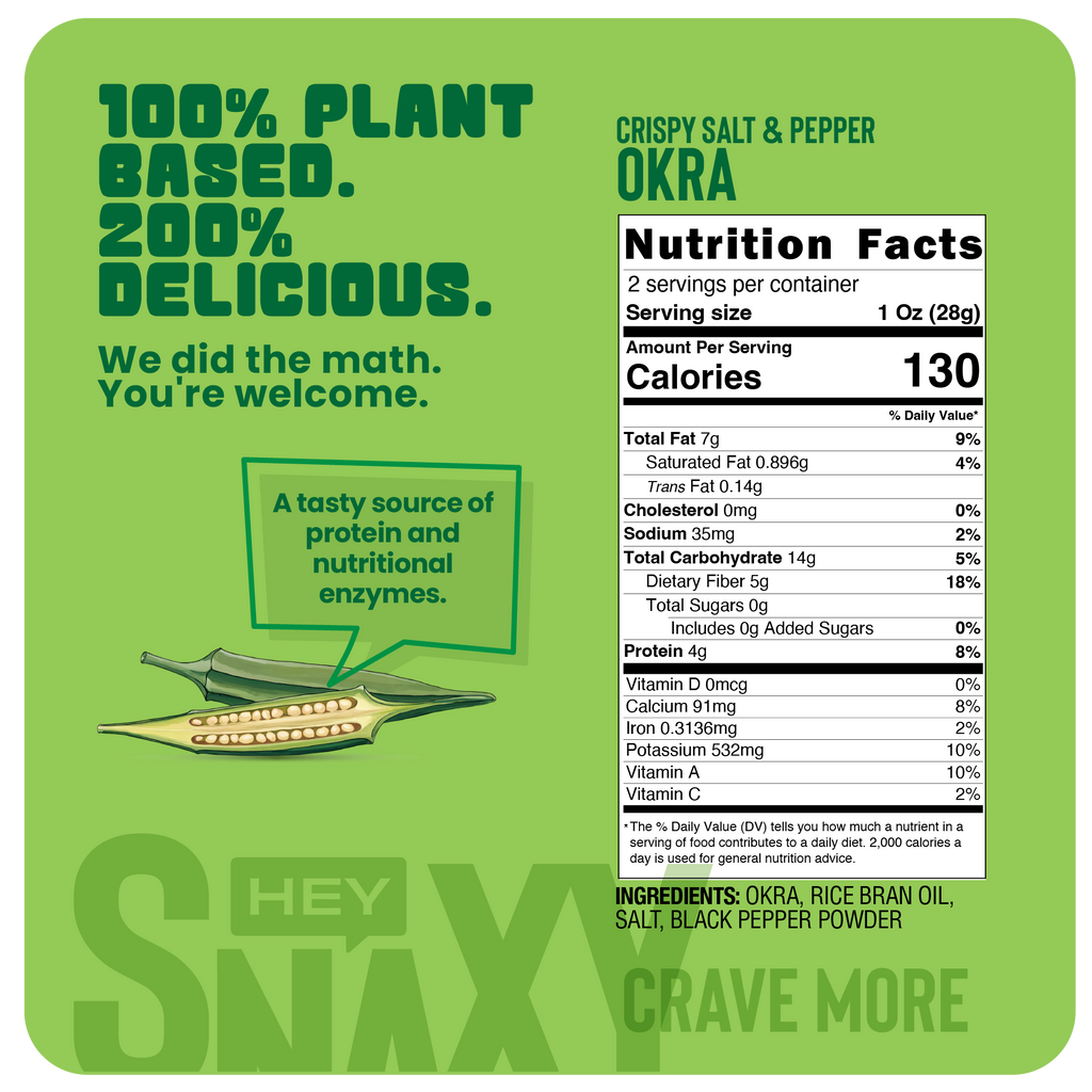 Crispy Okra - Salt and Pepper