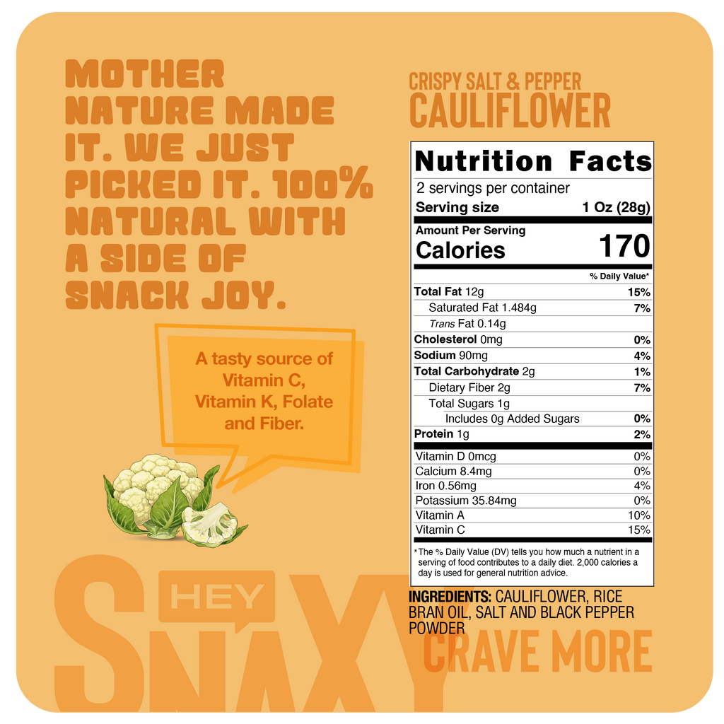 Crispy Cauliflower - Salt & Pepper