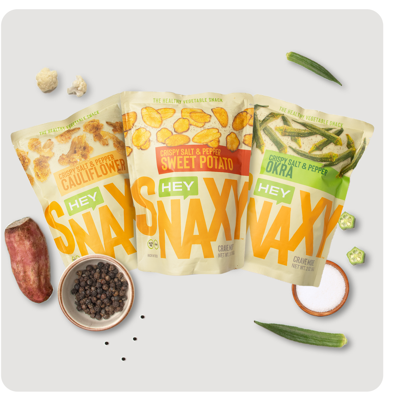 Crispy Veggie Treats - Salt & Pepper